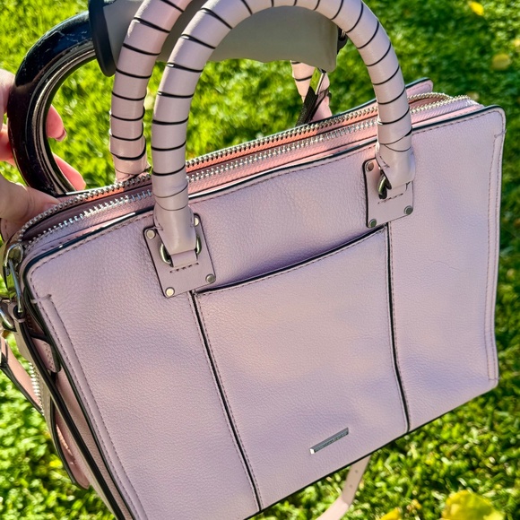 EUC Rebecca Minkhoff Bree Medium Satchel in Blush - Picture 5 of 5